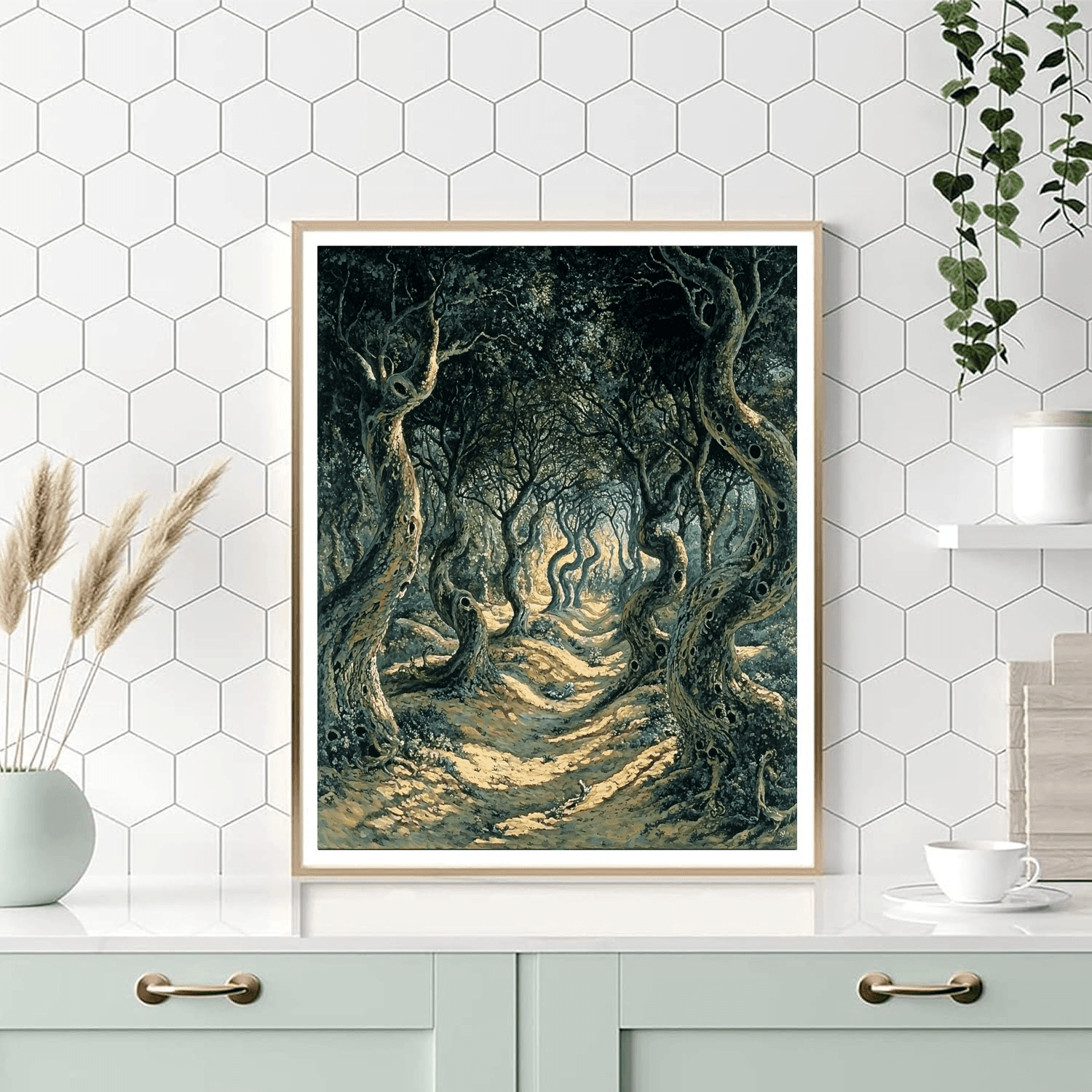 Salvador Dali Inspired Dali's Dream Forest  Paint By Numbers Kits