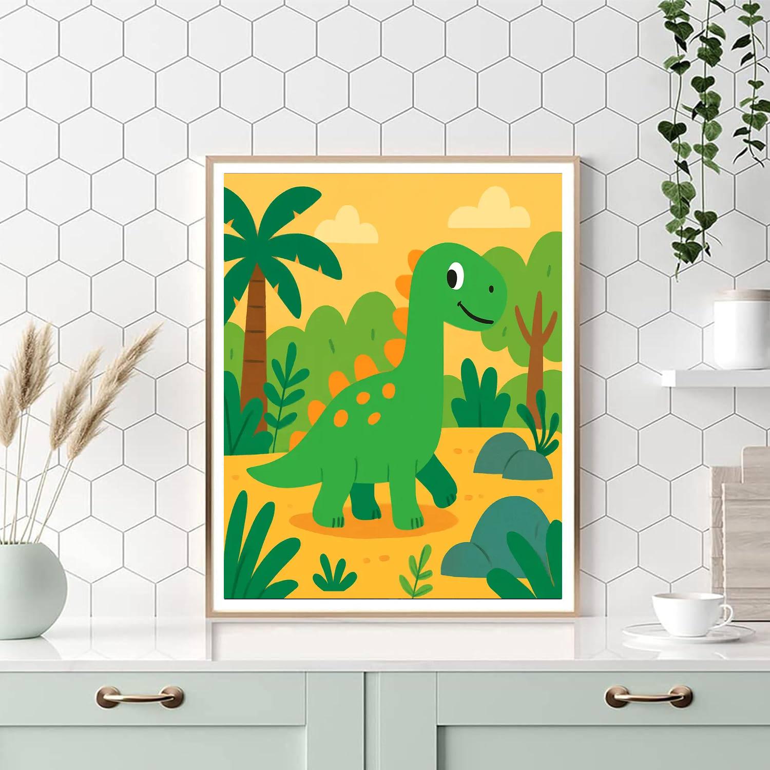 Exploring Dinosaurs Adventure Numbered Painting Kits