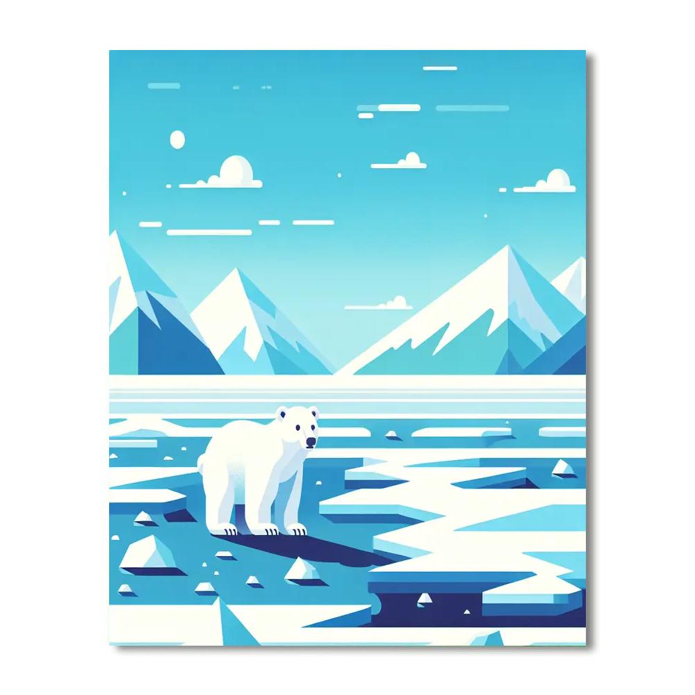 Arctic Explorer Mission Paint By Numbers Art