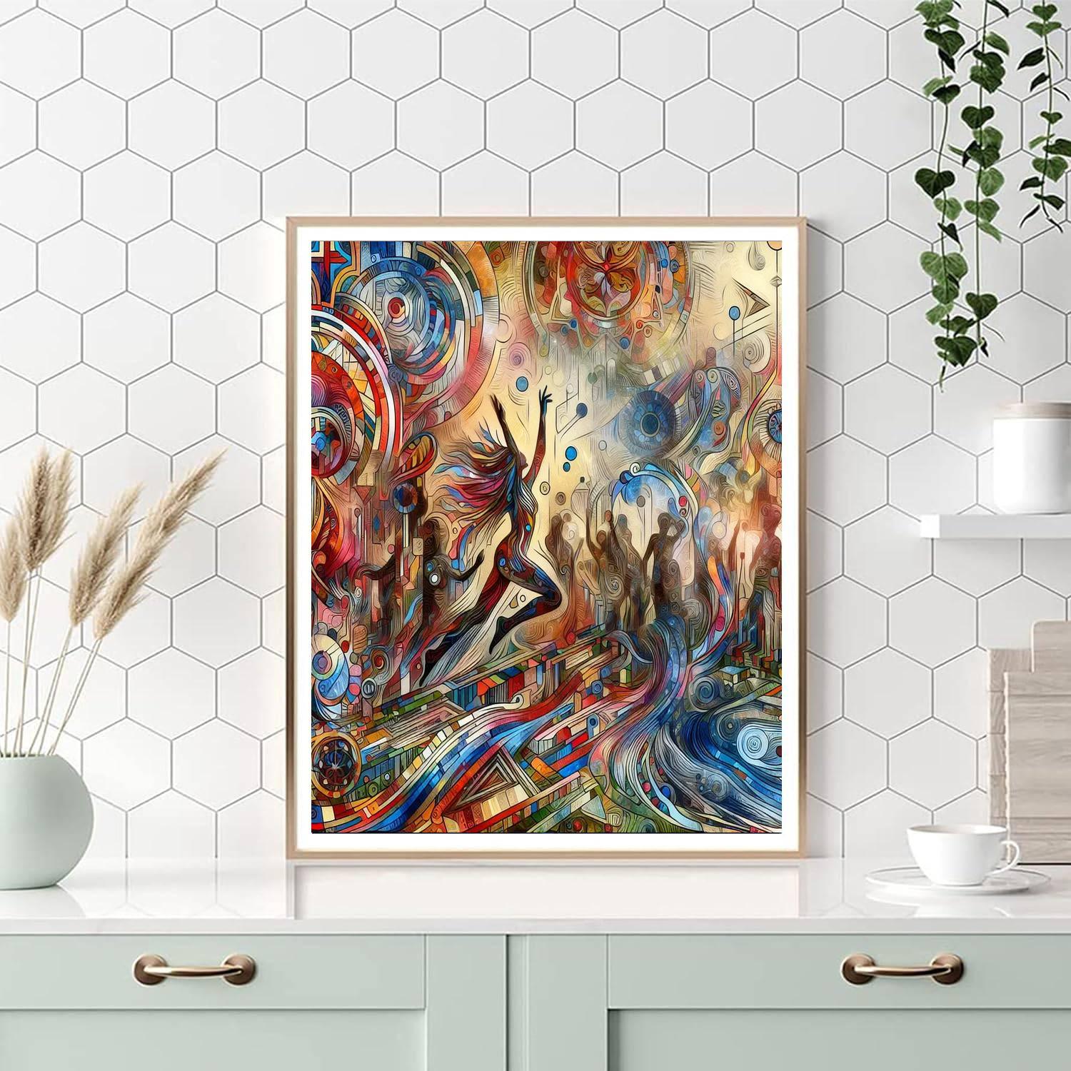 Bohemian Gypsy Wanderlust Paint By Numbers Art