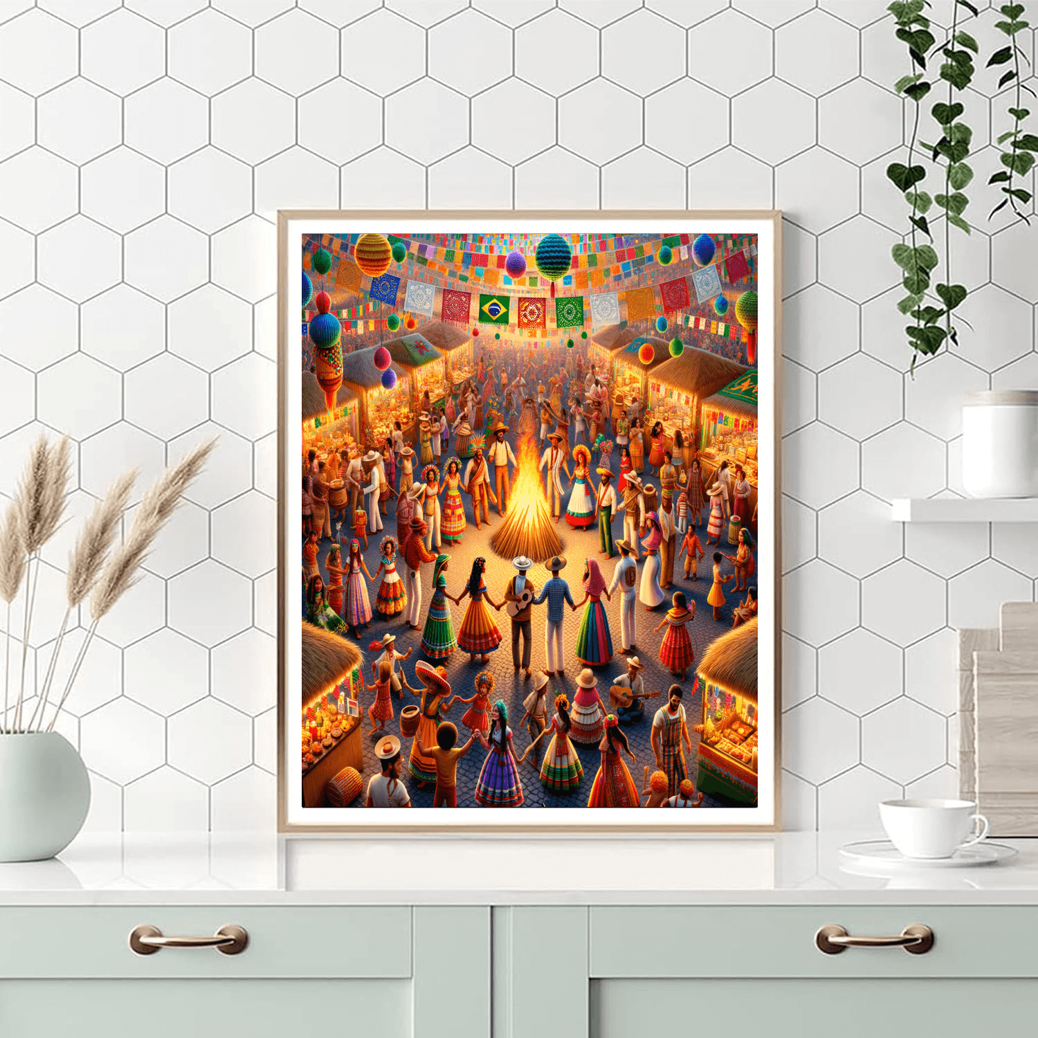 Festa Junina Number Painting