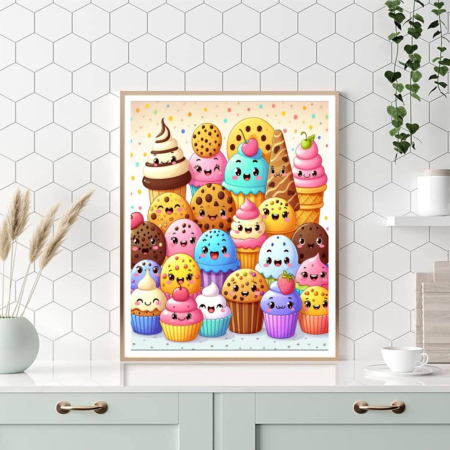 Delightful Desserts Paint By Numbers