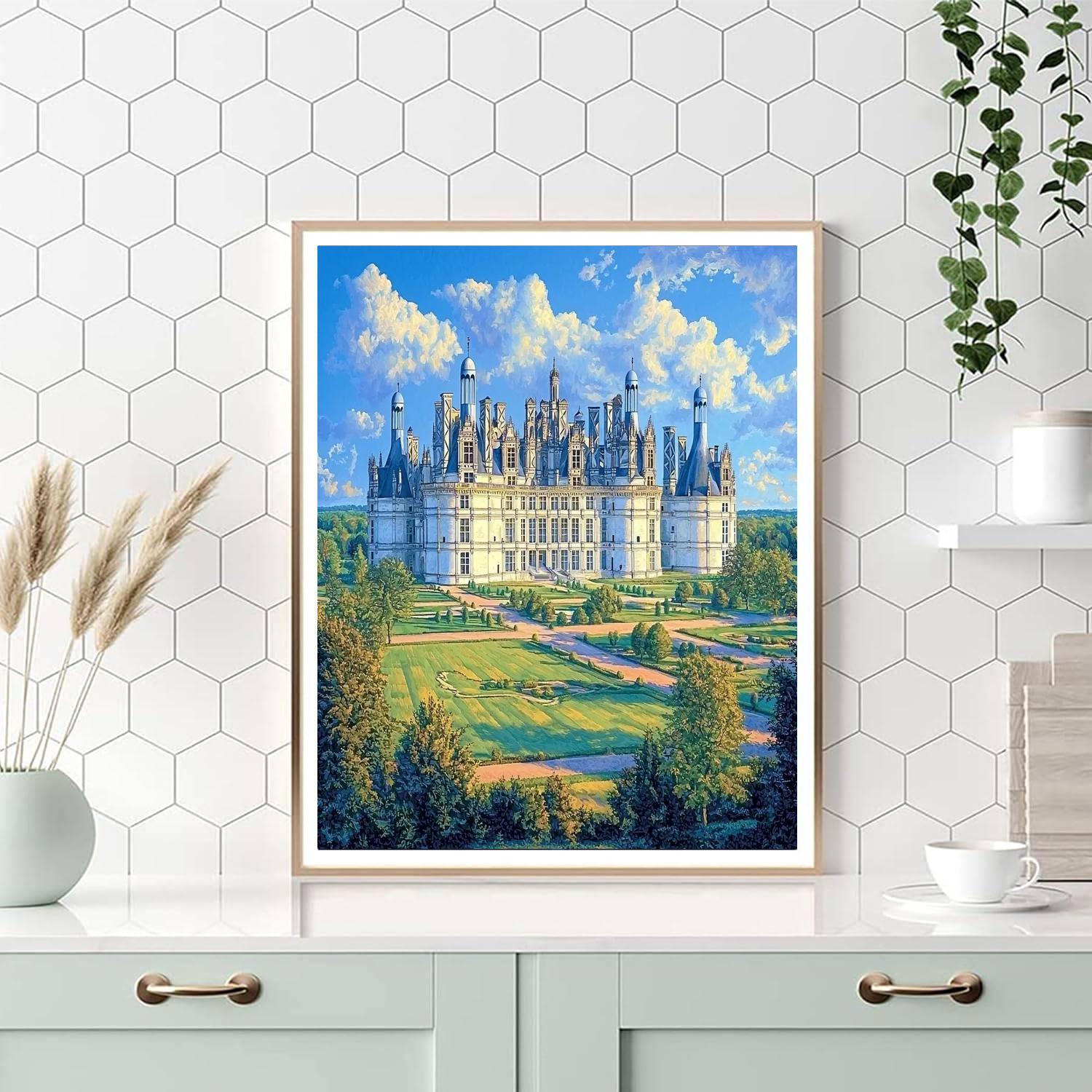 Chateau De Chambord - Loire Valley Painting Number Kit