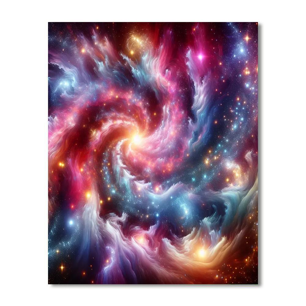 Celestial Light Show Painting By Numbers Kit