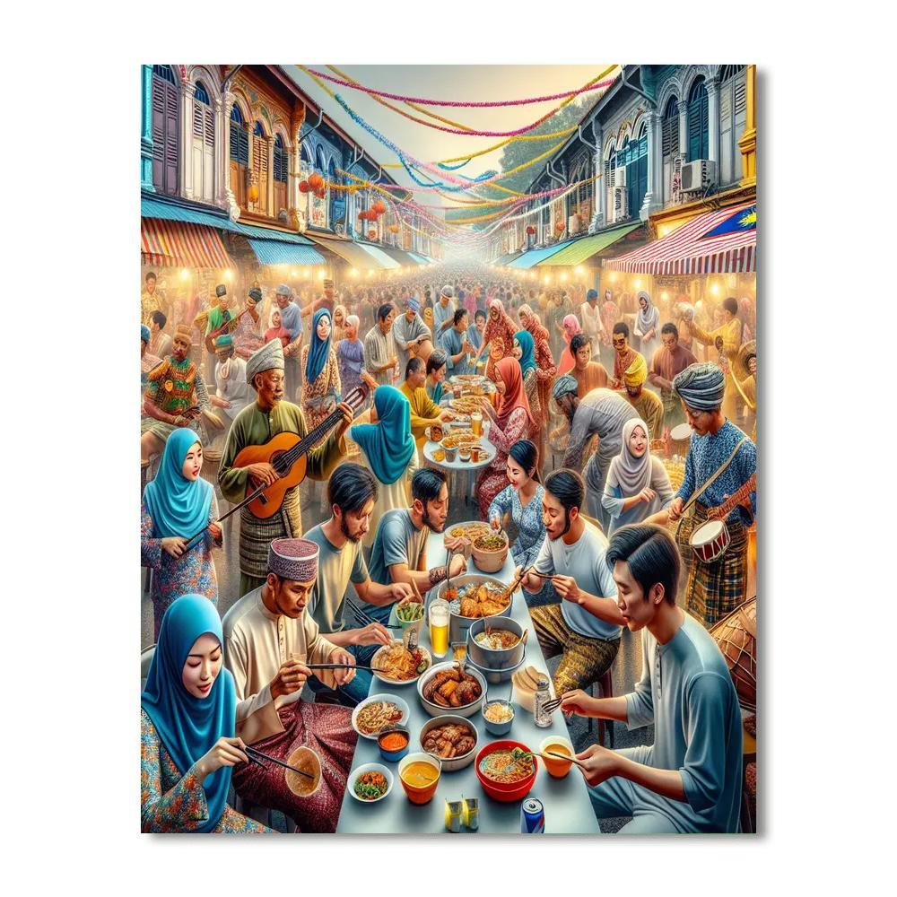 Karnival - Malaysia Paint By Color