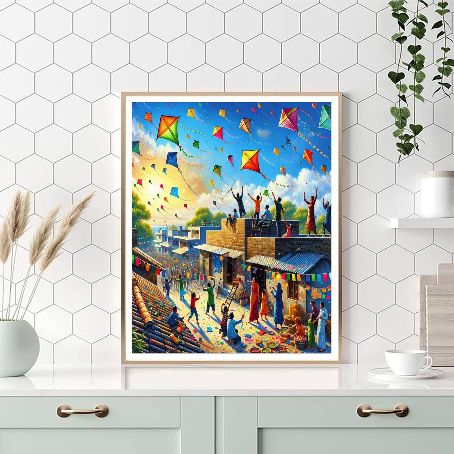 Kite Festival - Gujarat Numbered Painting Kits