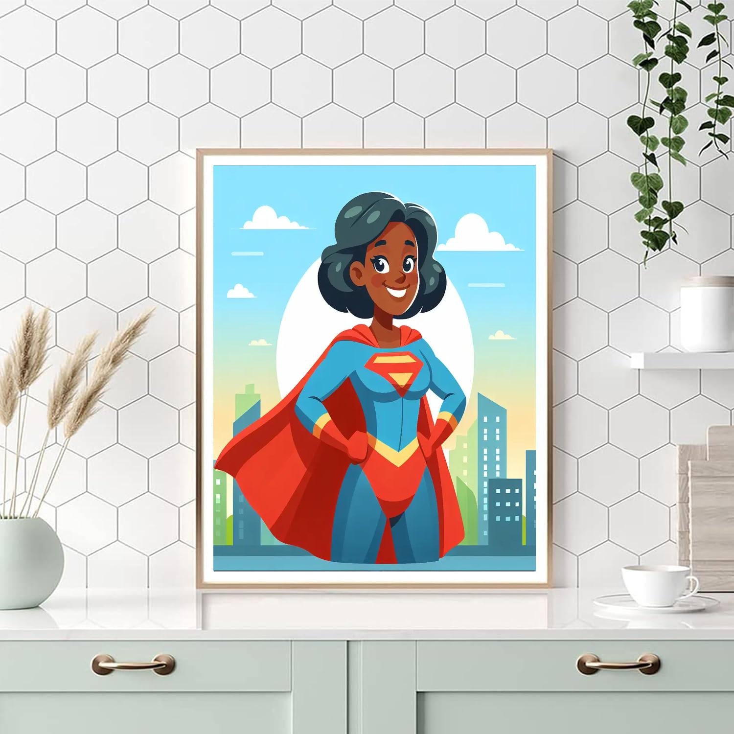 Friendly Neighborhood Superhero Painting By Numbers Kit