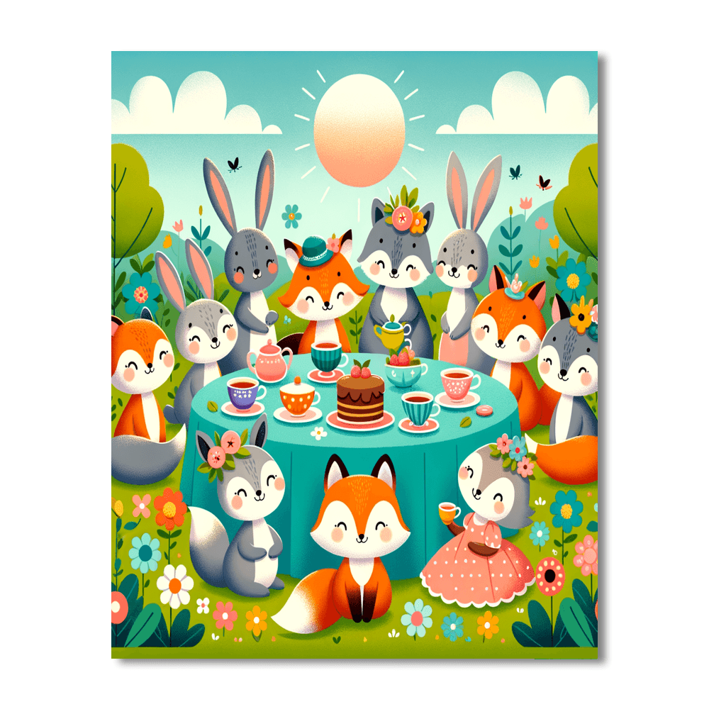 Sweet Tea Party Paint By Color