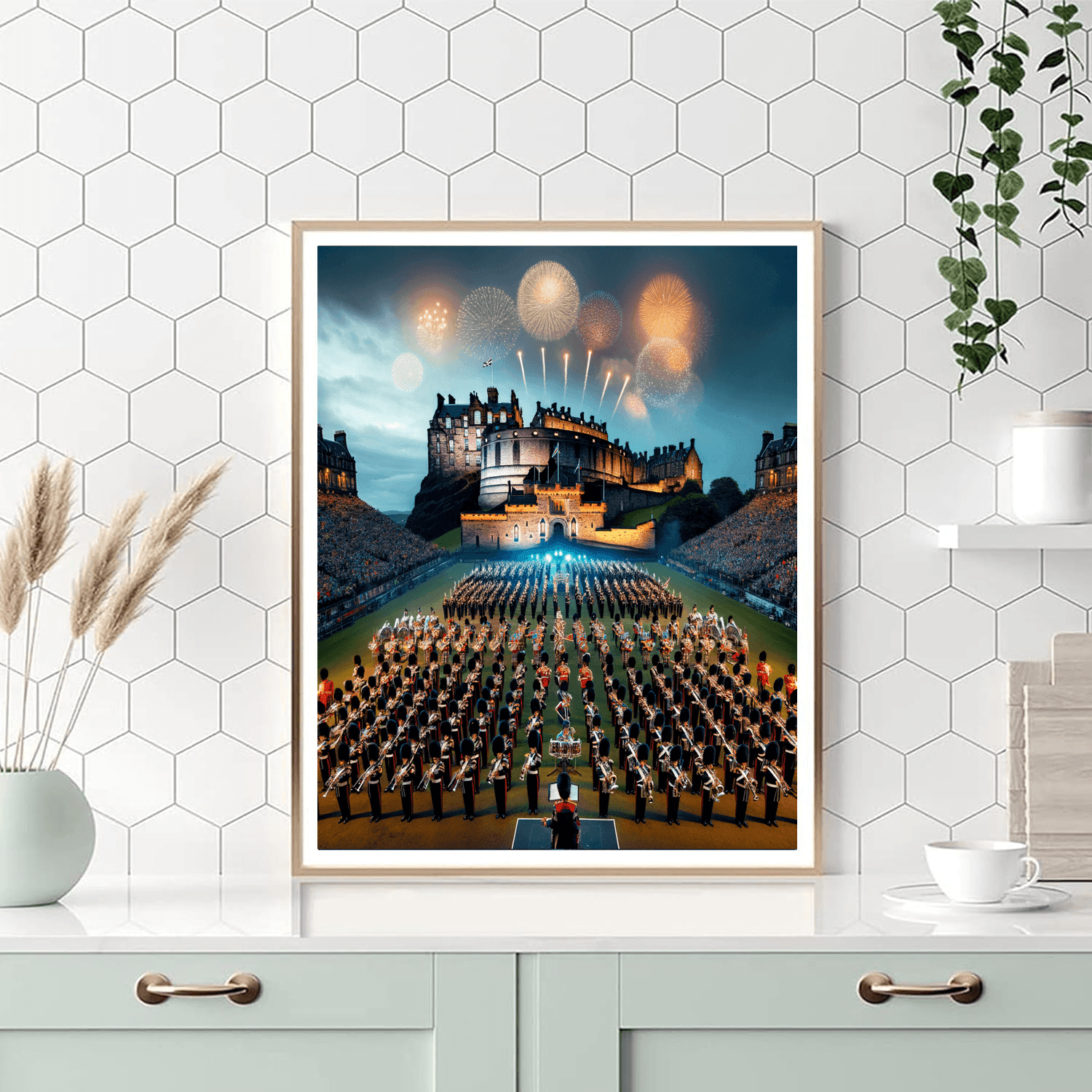 Edinburgh Tattoo - Scotland DIY Paint By Numbers