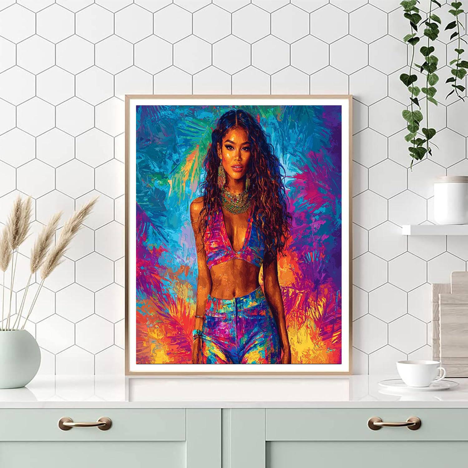 Zendaya: The Evolving Starlet Numbered Painting Kits