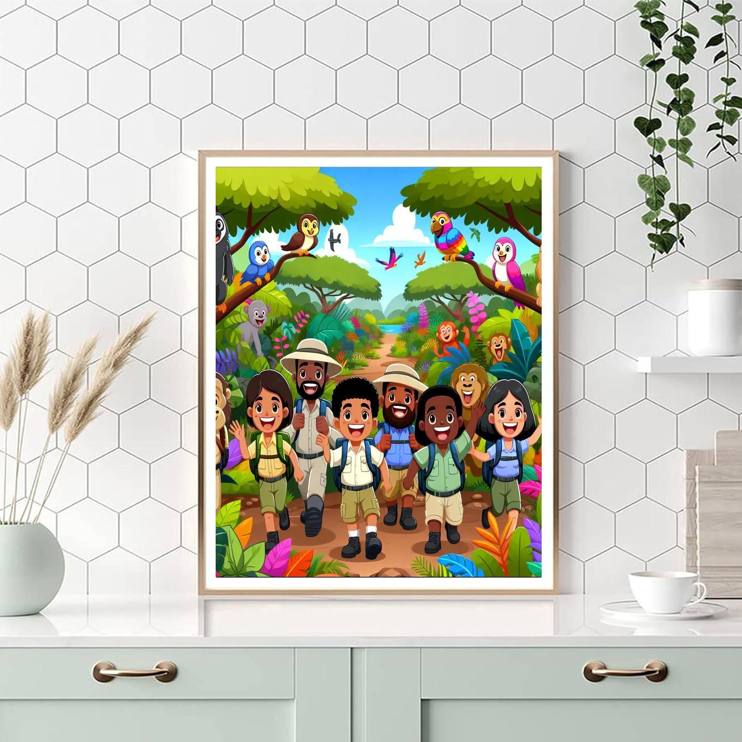 Exciting Expedition Paint By Numbers Art