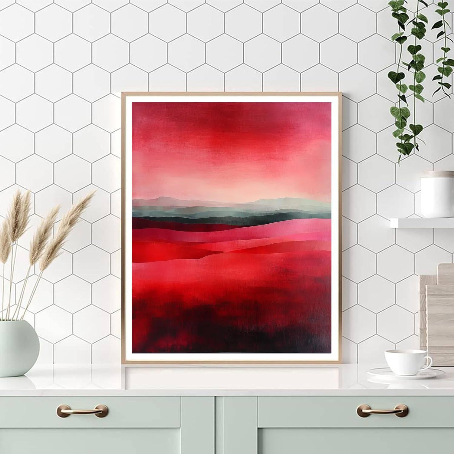 Mark Rothko Inspired Dreamscape Horizons  DIY Paint By Numbers