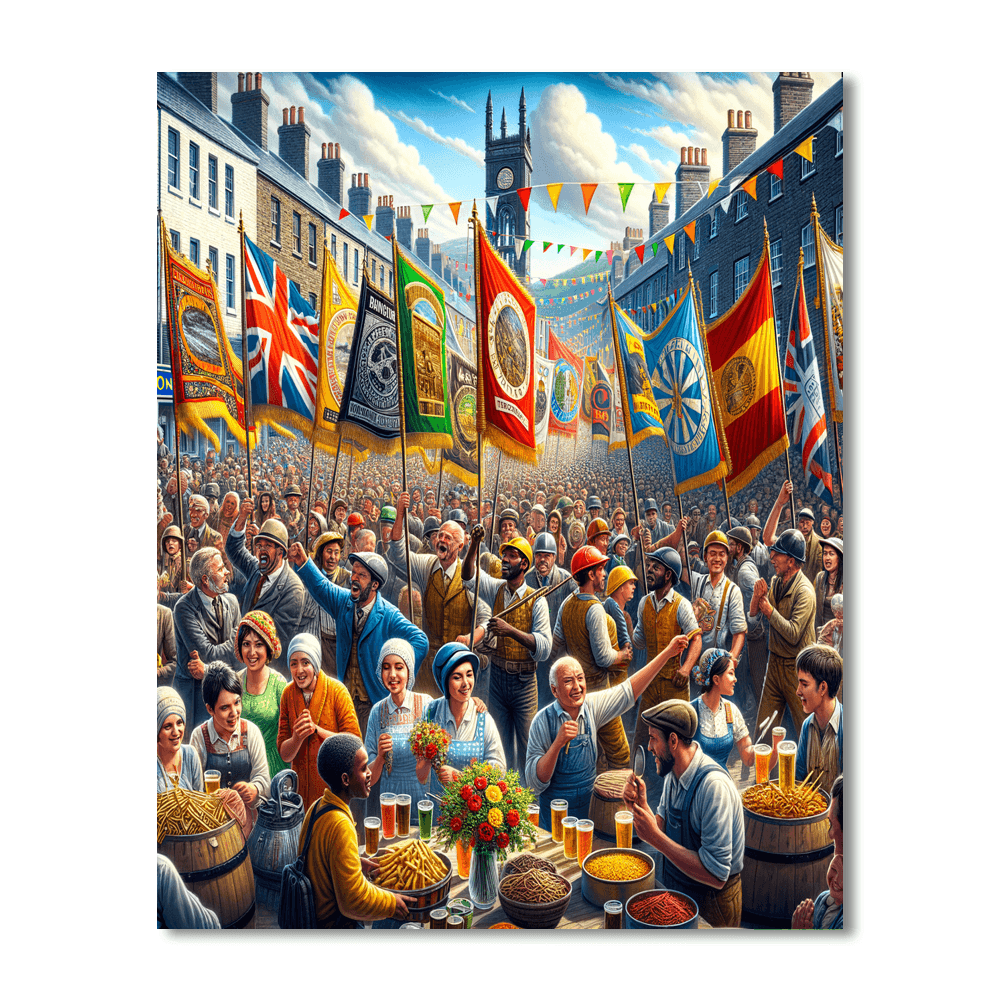 Durham Miners' Gala Paint By Numbers Kits