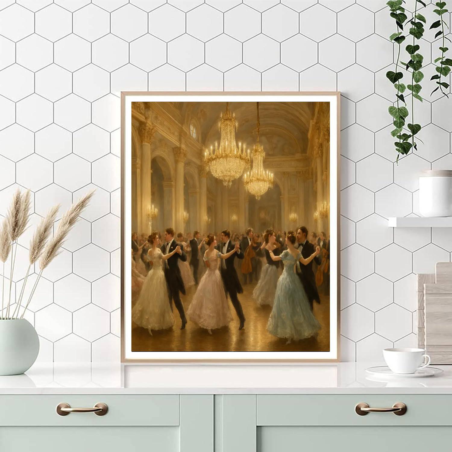 Waltz Dance Festival - Austria Painting Number Kit
