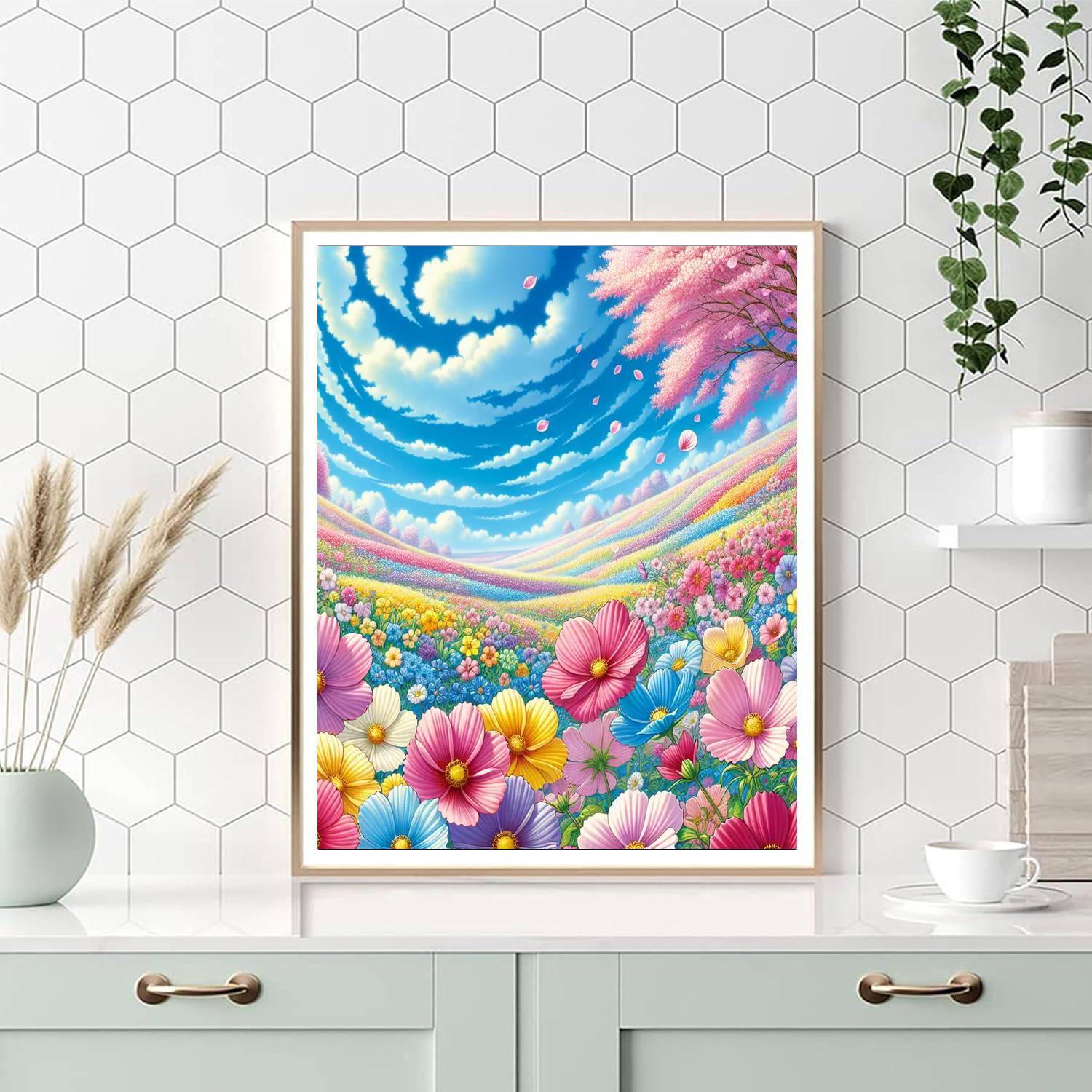Joyous Spring Fling DIY Paint By Numbers