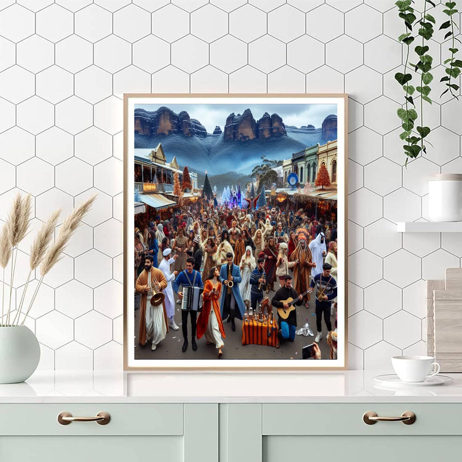 Winter Magic Festival - Australia Paint By Numbers Art