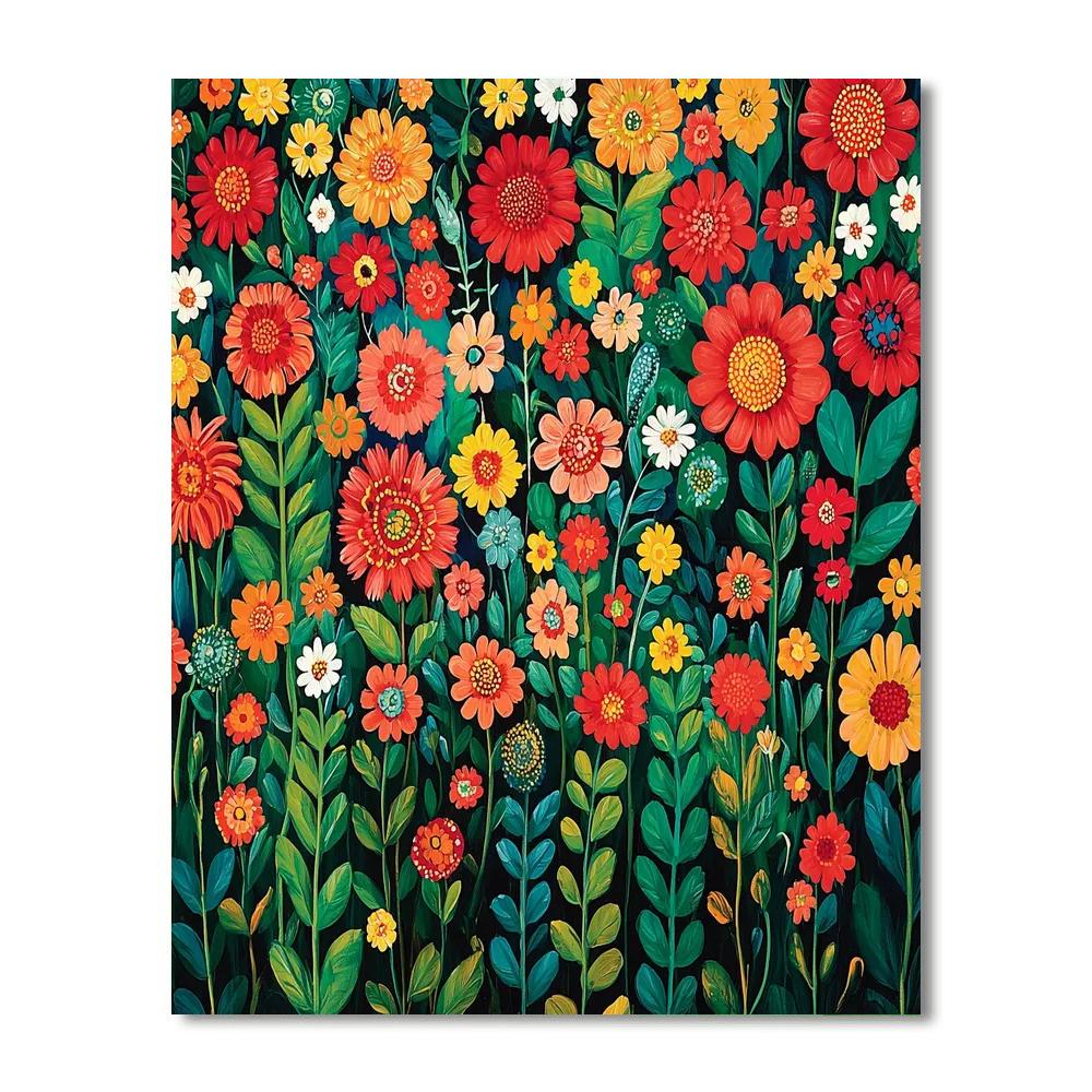 Frida Kahlo Inspired Fragrance Of Color  Numbered Painting Kits