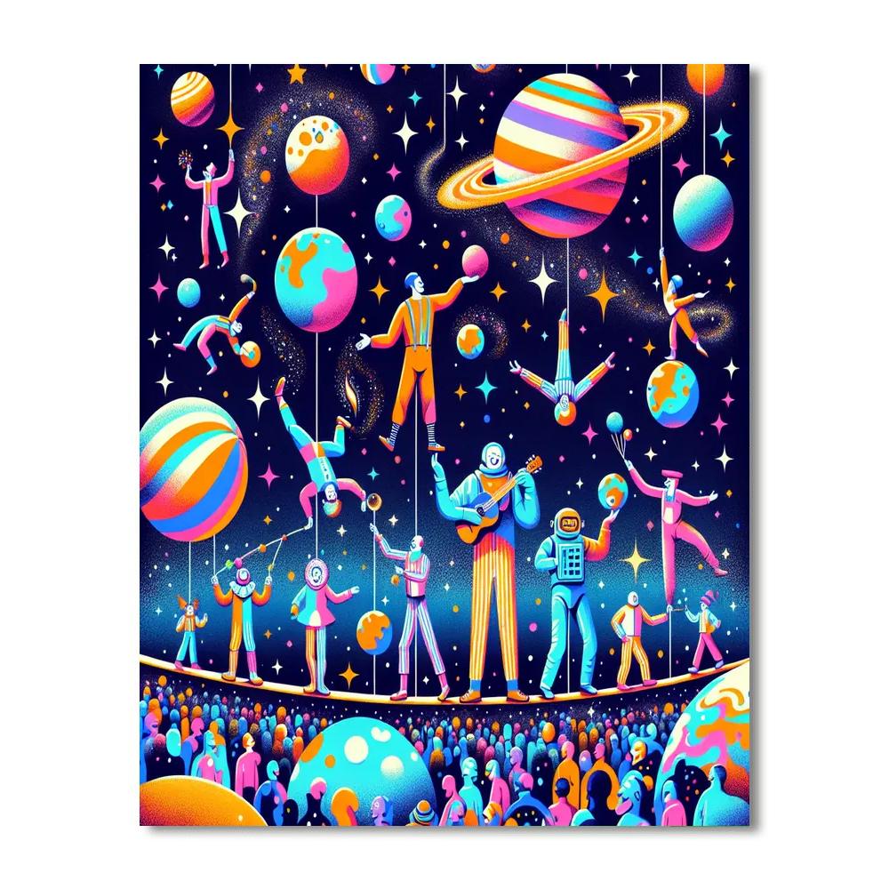 Circus Of The Stars DIY Paint By Numbers