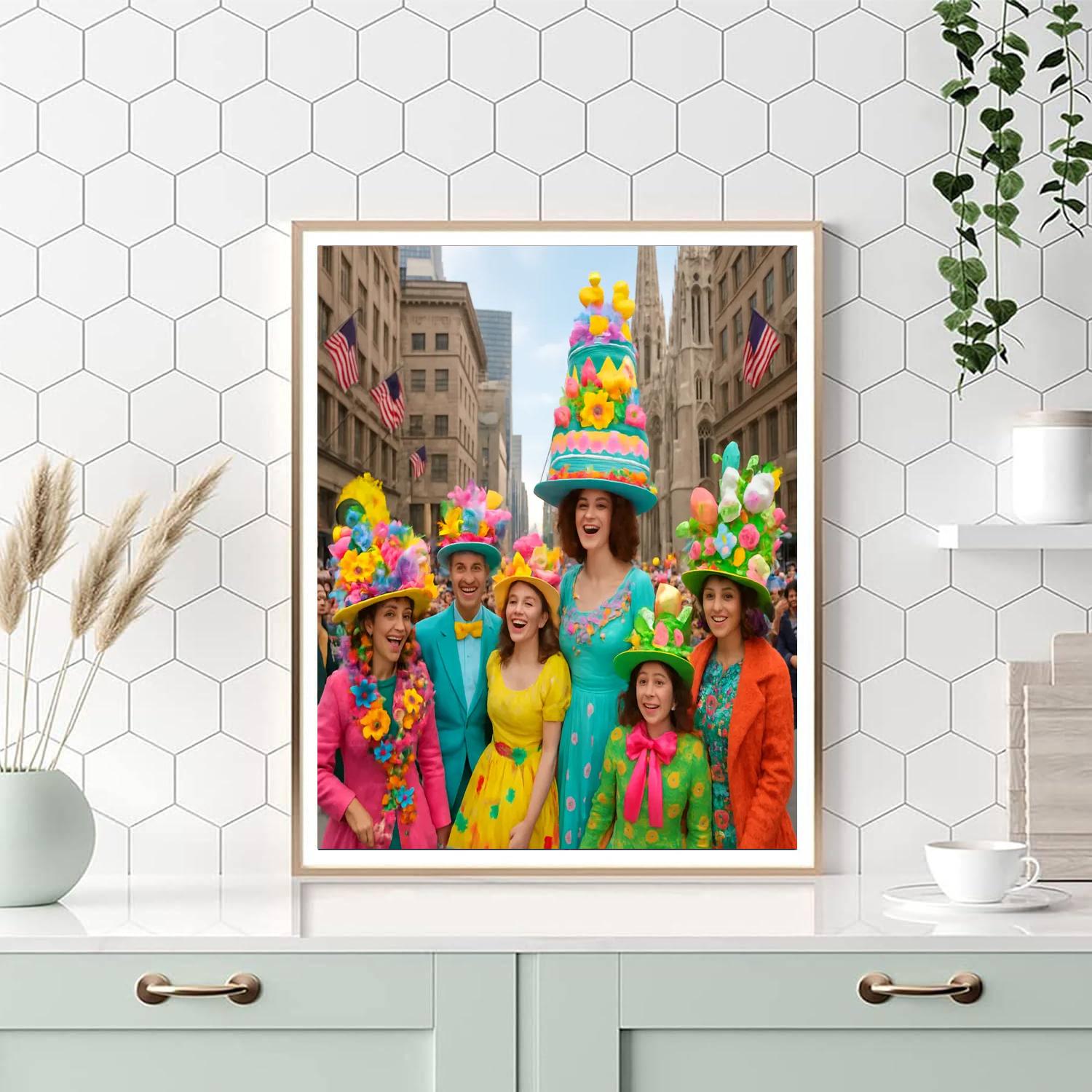 Easter Parade - New York City, Usa DIY Paint By Numbers