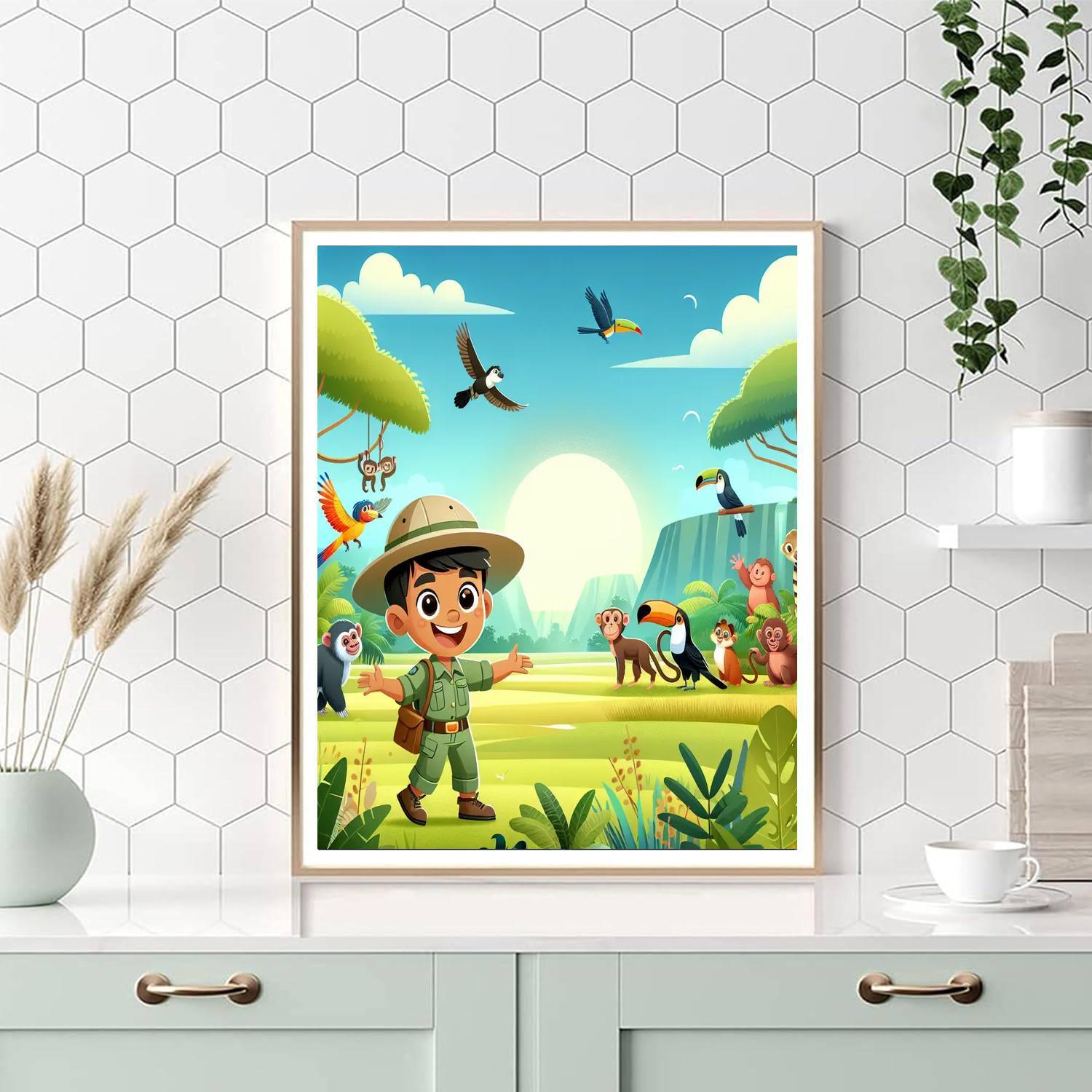 Jungle Safari Discovery Paint By Numbers Kits