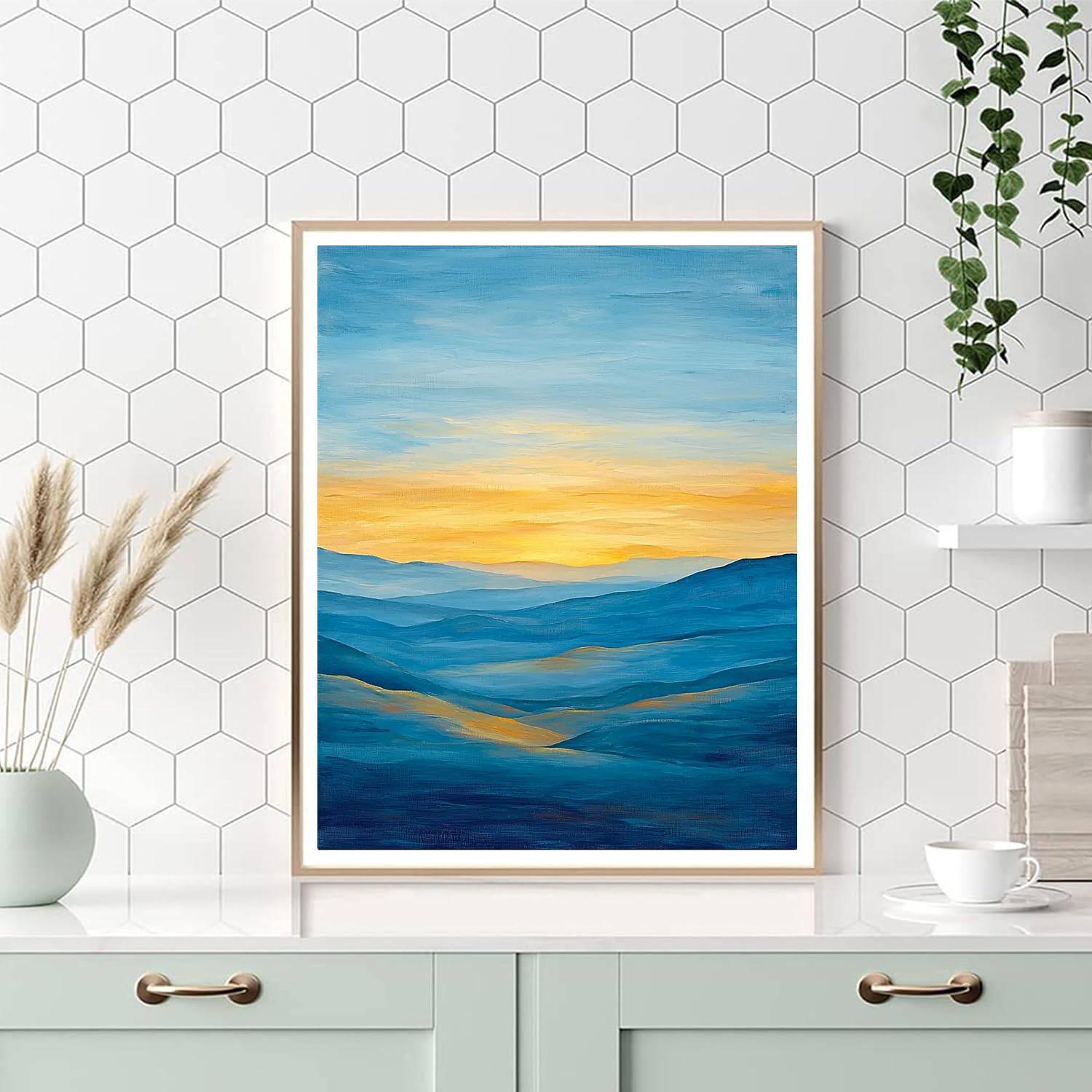 J.M.W. Turner Inspired Enchanted Horizon  DIY Paint By Numbers