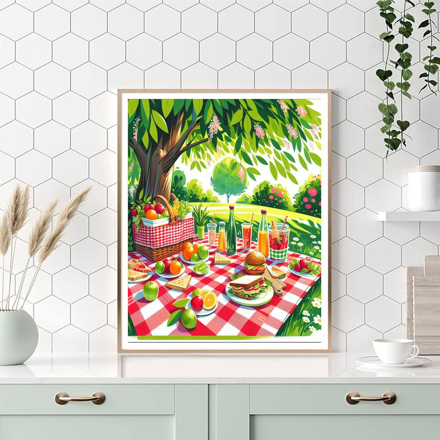 Summer Picnic Bliss Numbered Painting Kits