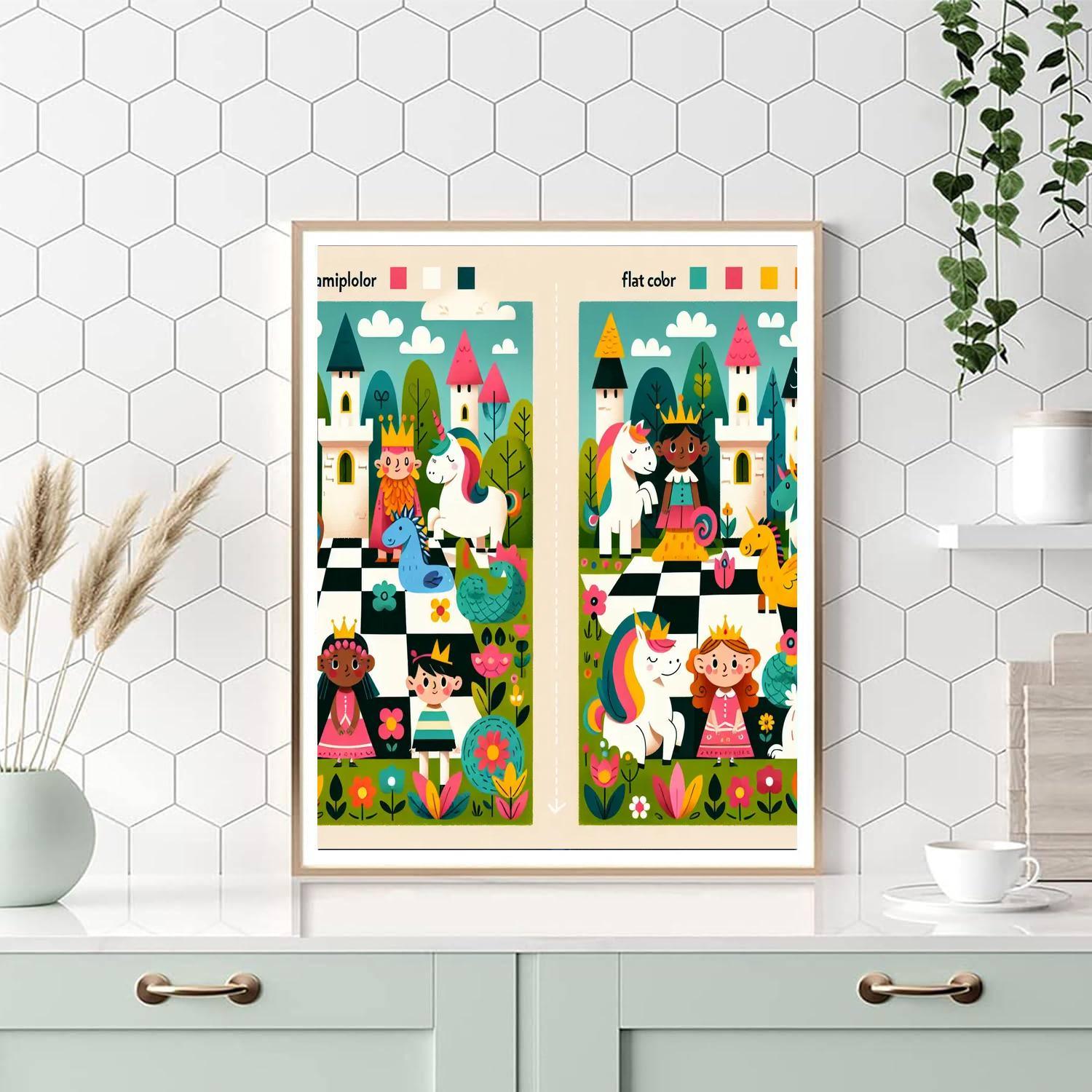 Dreamy Castle Gardens Paint By Numbers