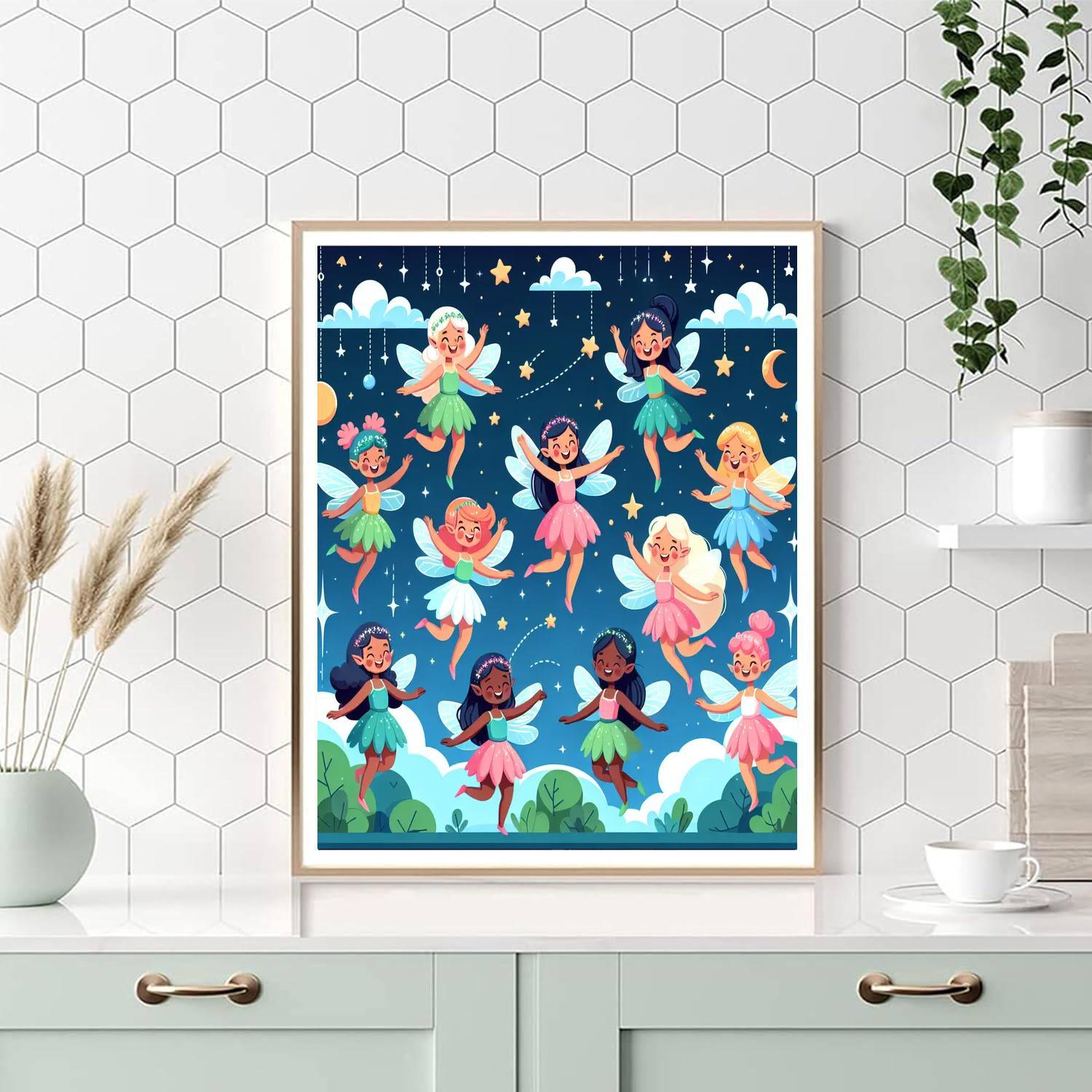 Dreamland Fairy Gathering Painting By Numbers Kit