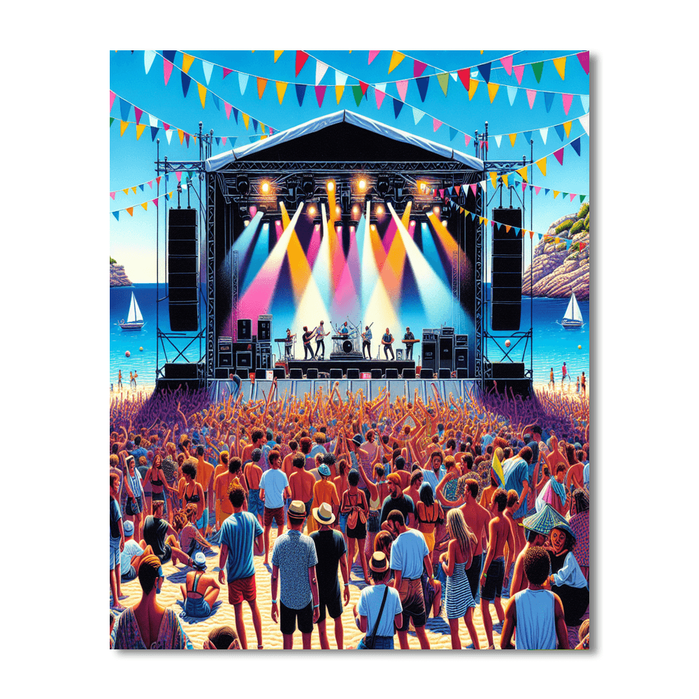 Fib Benicassim Festival - Spain Paint By Number