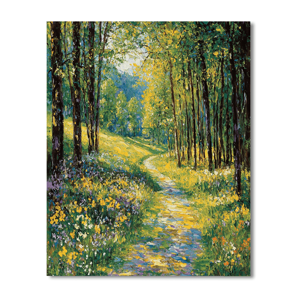 Claude Monet Inspired Forest Dreams  Painting By Numbers Kit