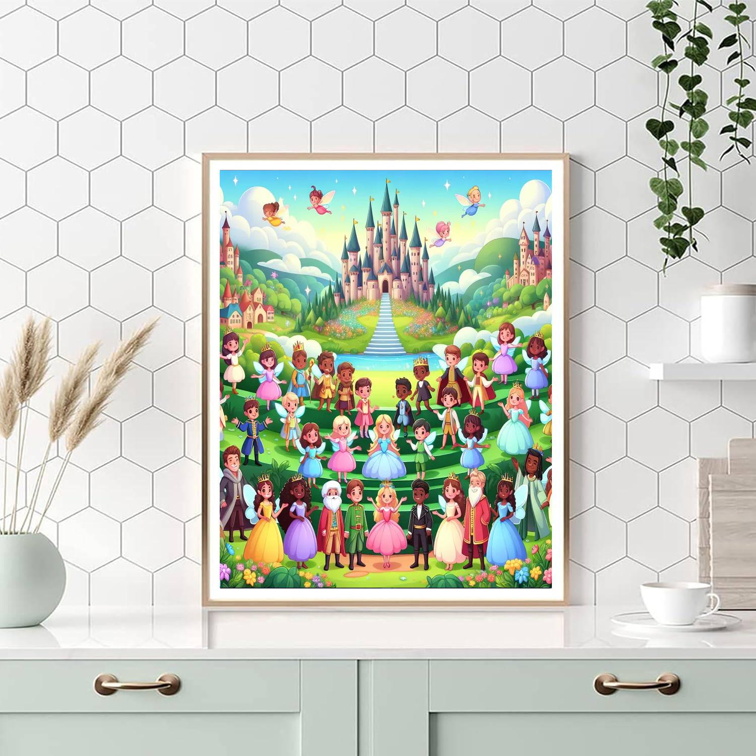 Sweet Fairy Tale Adventure Painting By Numbers Kit