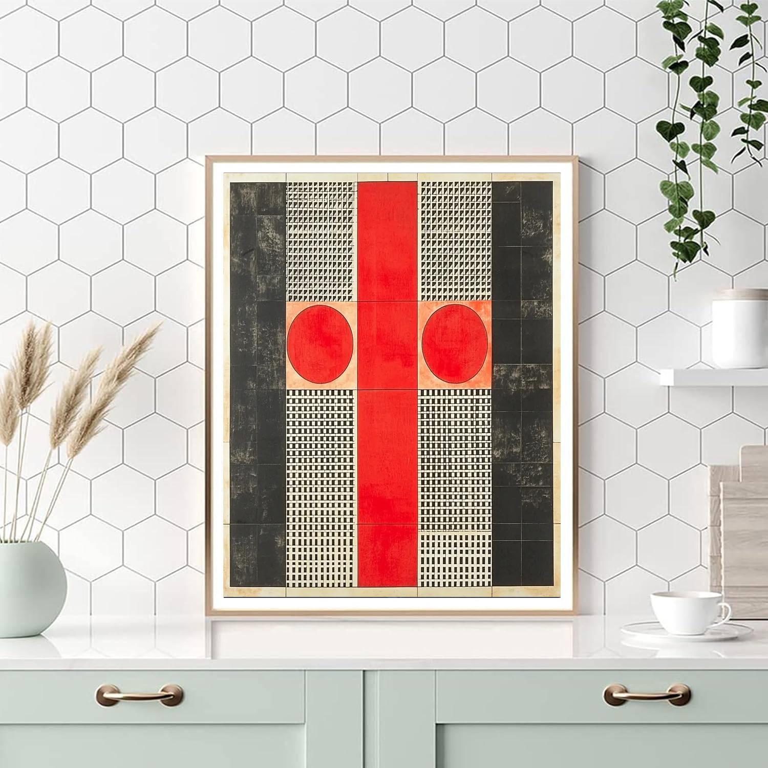 Kazimir Malevich Inspired Essential Patterns  DIY Paint By Numbers