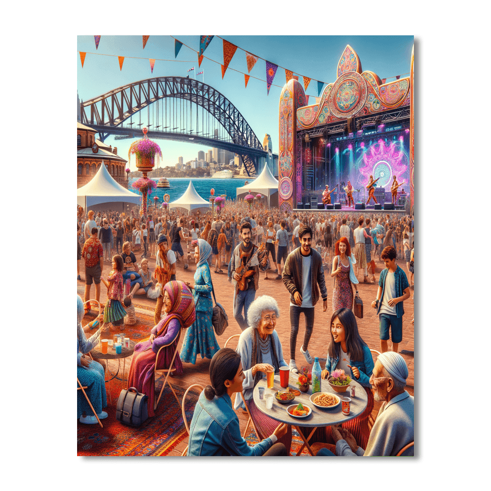 Sydney Festival Paint By Numbers Kits