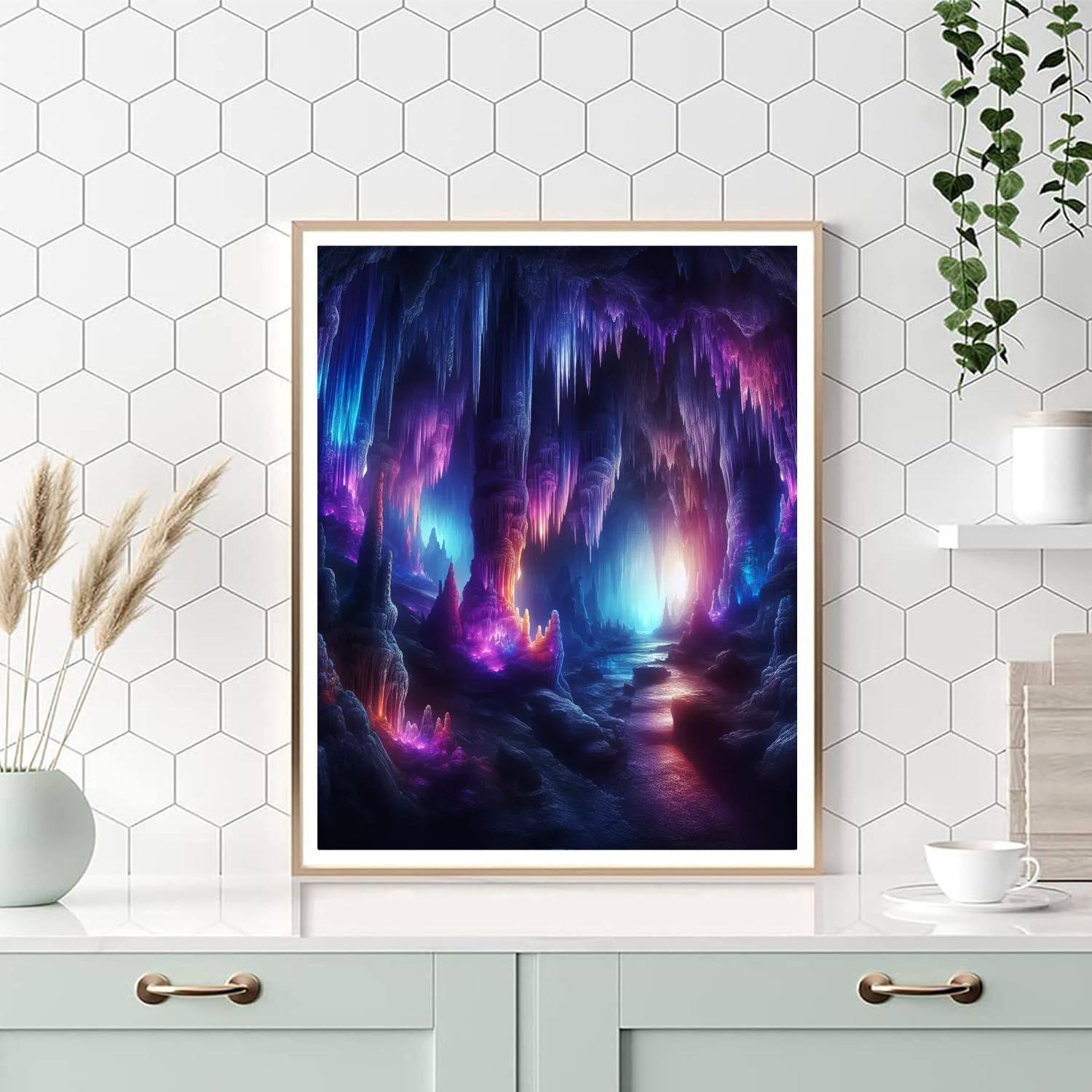 Mystical Cavern Exploration Paint By Color