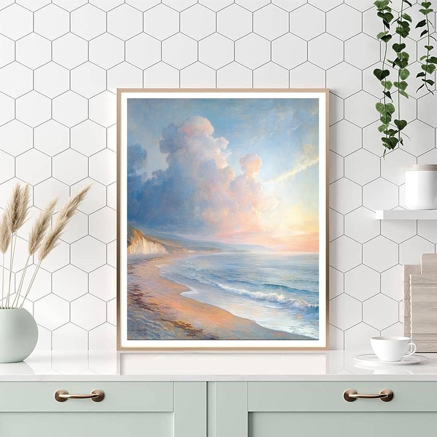 J.M.W. Turner Inspired Seaside Whispers  Painting By Numbers Kit