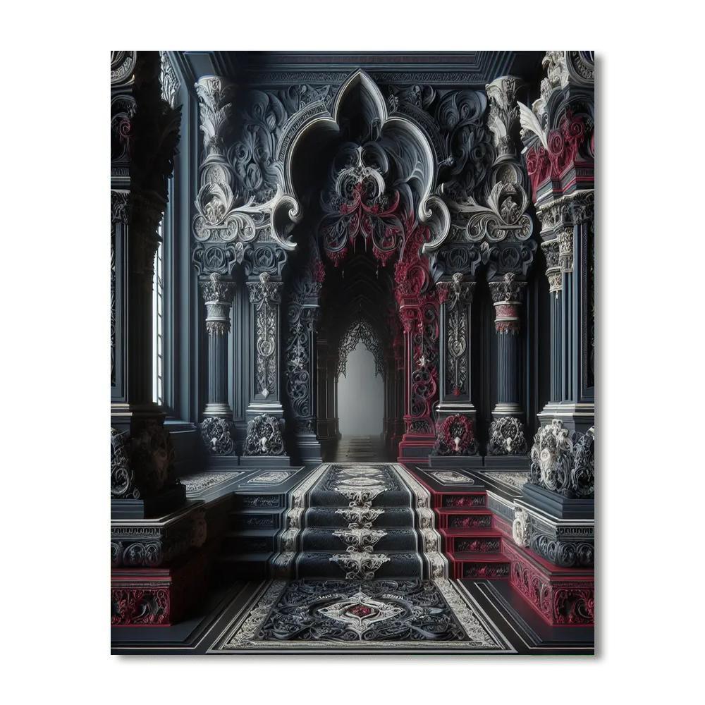 Gothic Elegance Number Painting