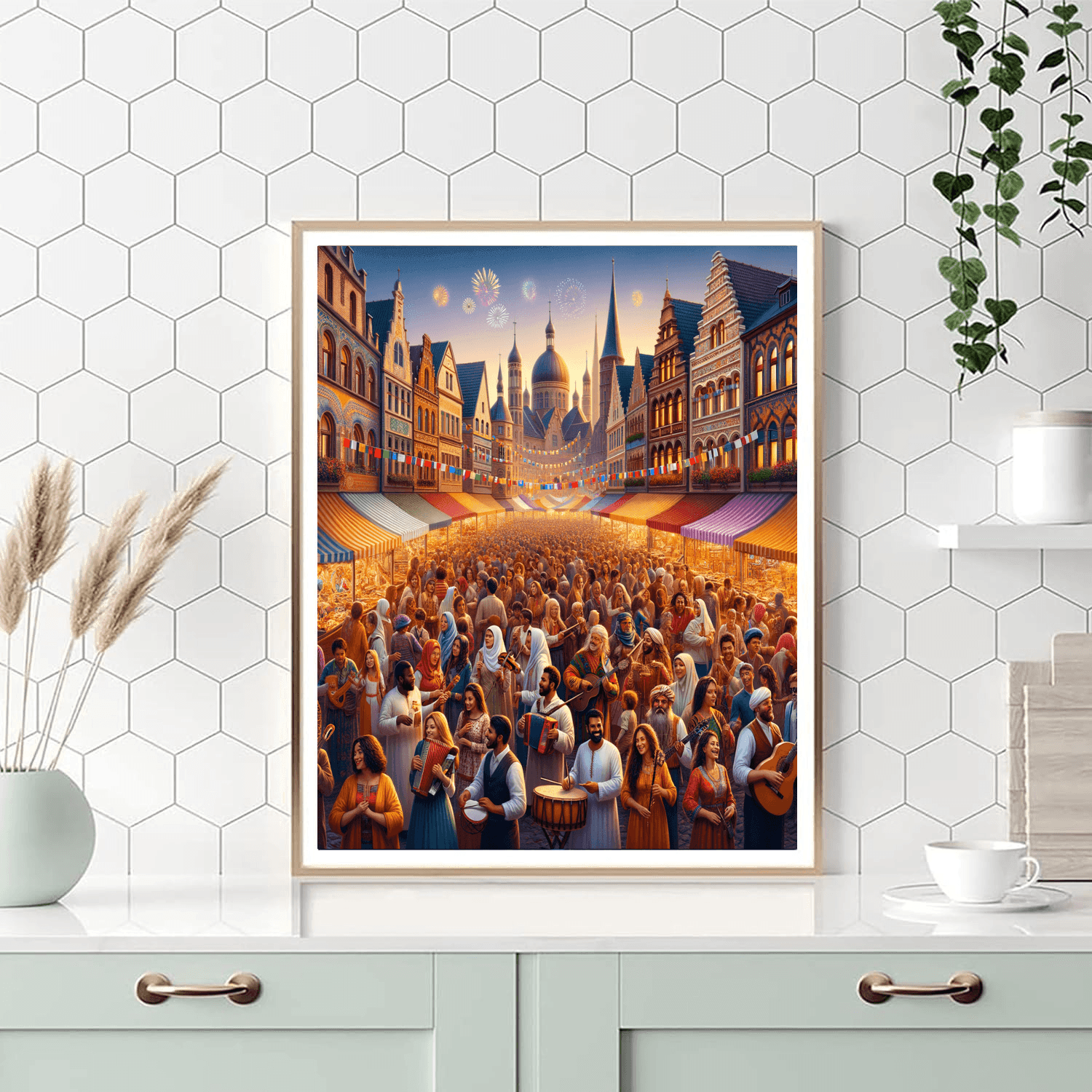 Riga City Festival Painting By Numbers Kit