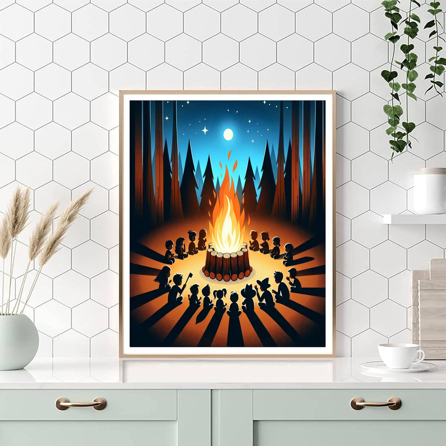 Campfire Tales Numbered Painting Kits