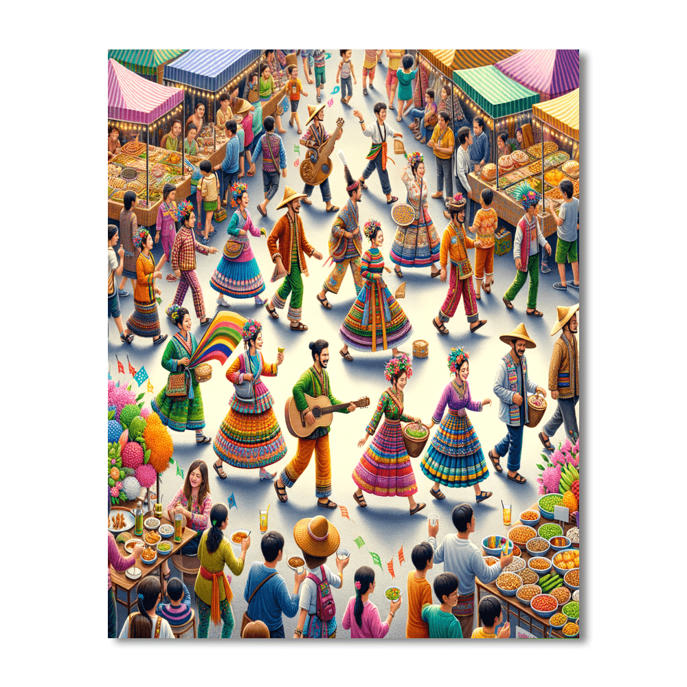 Wang Chung Festival Painting By Numbers Kit