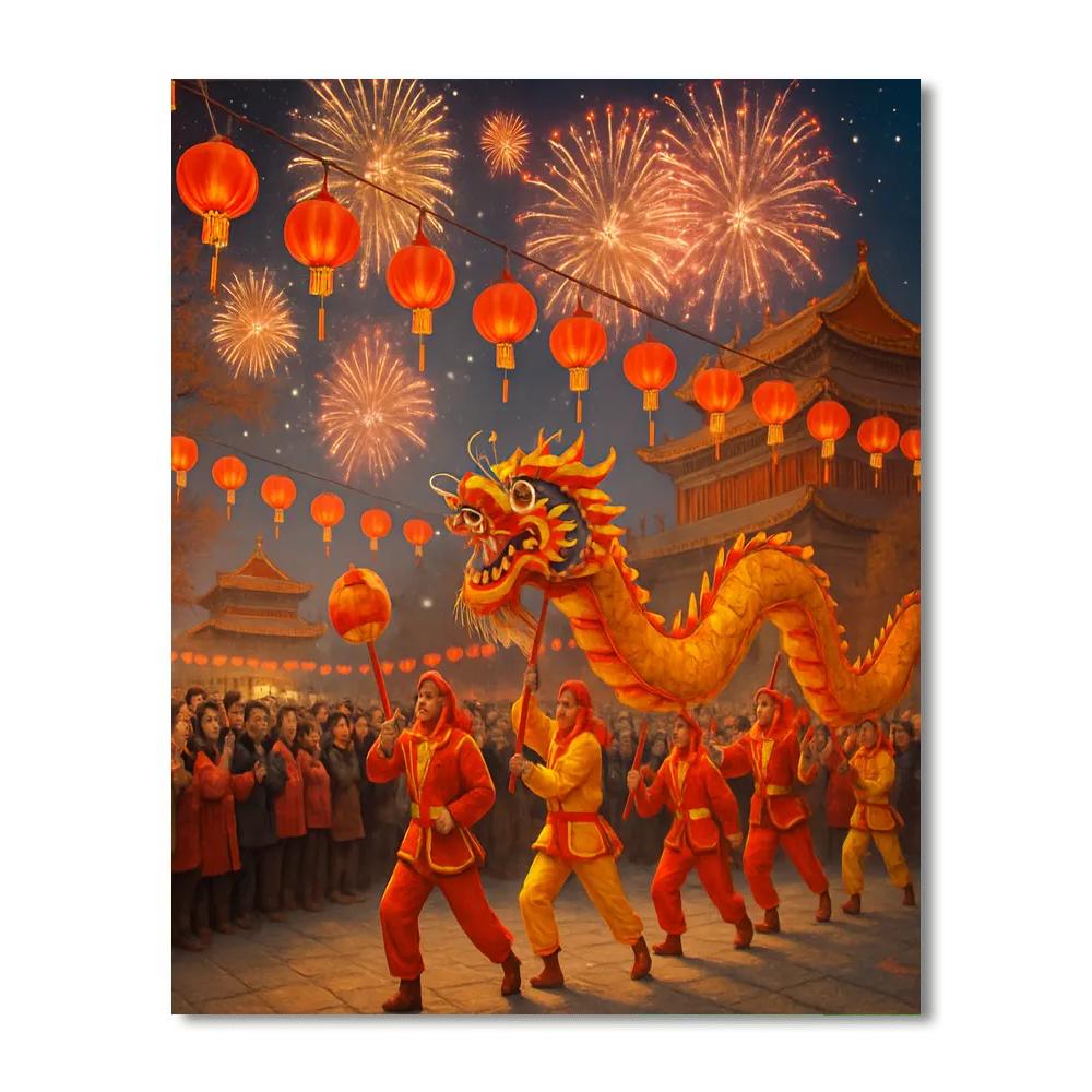 Lunar New Year Festival - Beijing, China Numbered Painting Kits