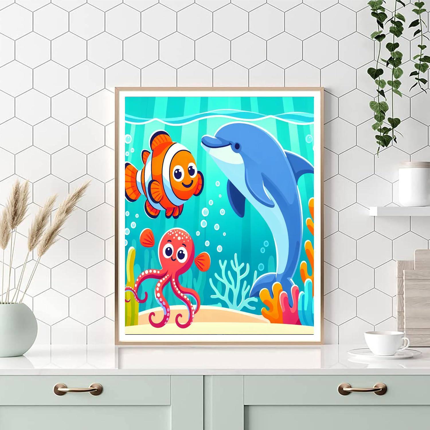 Lively Aquarium World Paint By Color