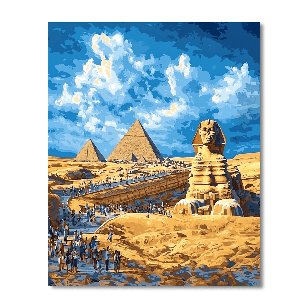 Giza Pyramid Complex Paint By Numbers Kits