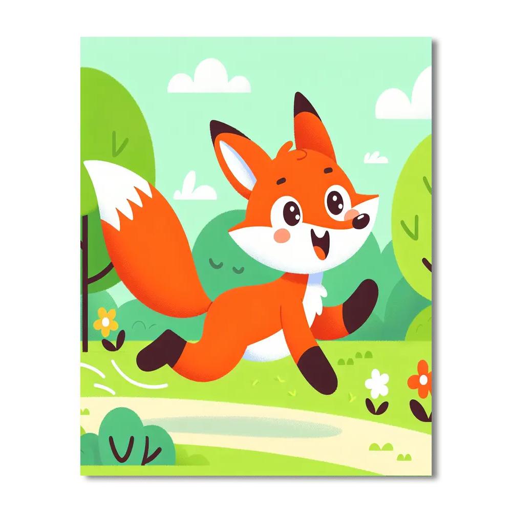 Dashing Fox Adventure Numbered Painting Kits