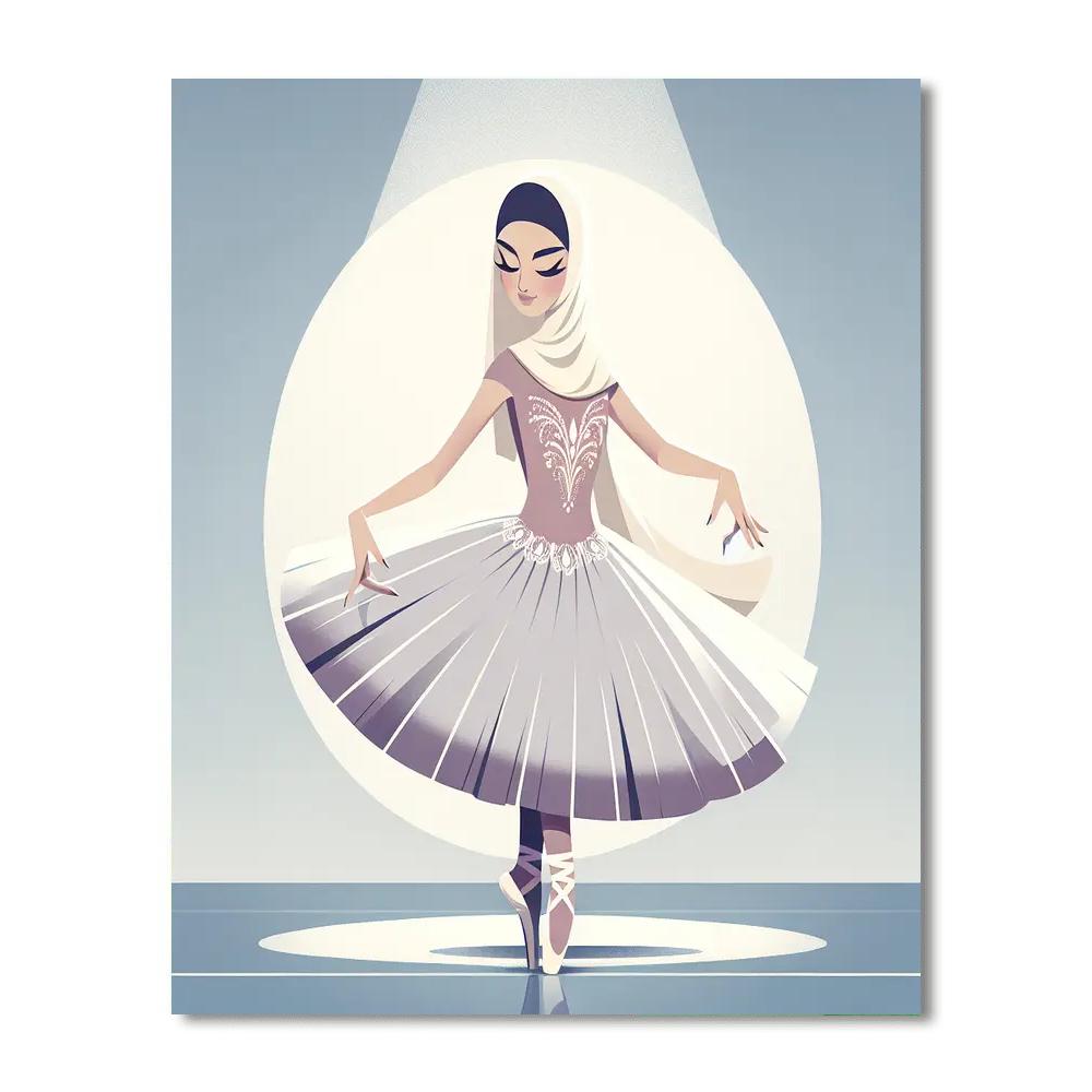 Ballet Ballerina Dream DIY Paint By Numbers