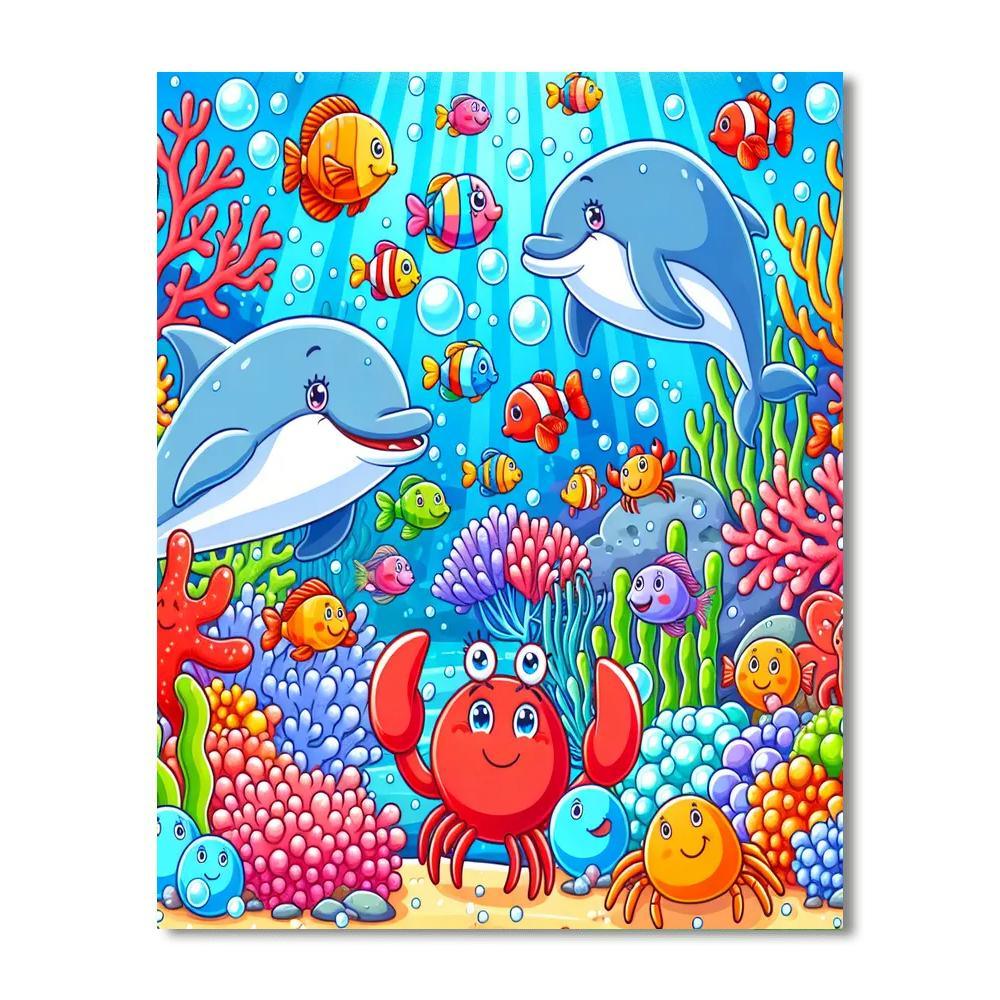 Charming Underwater Festival Paint By Number