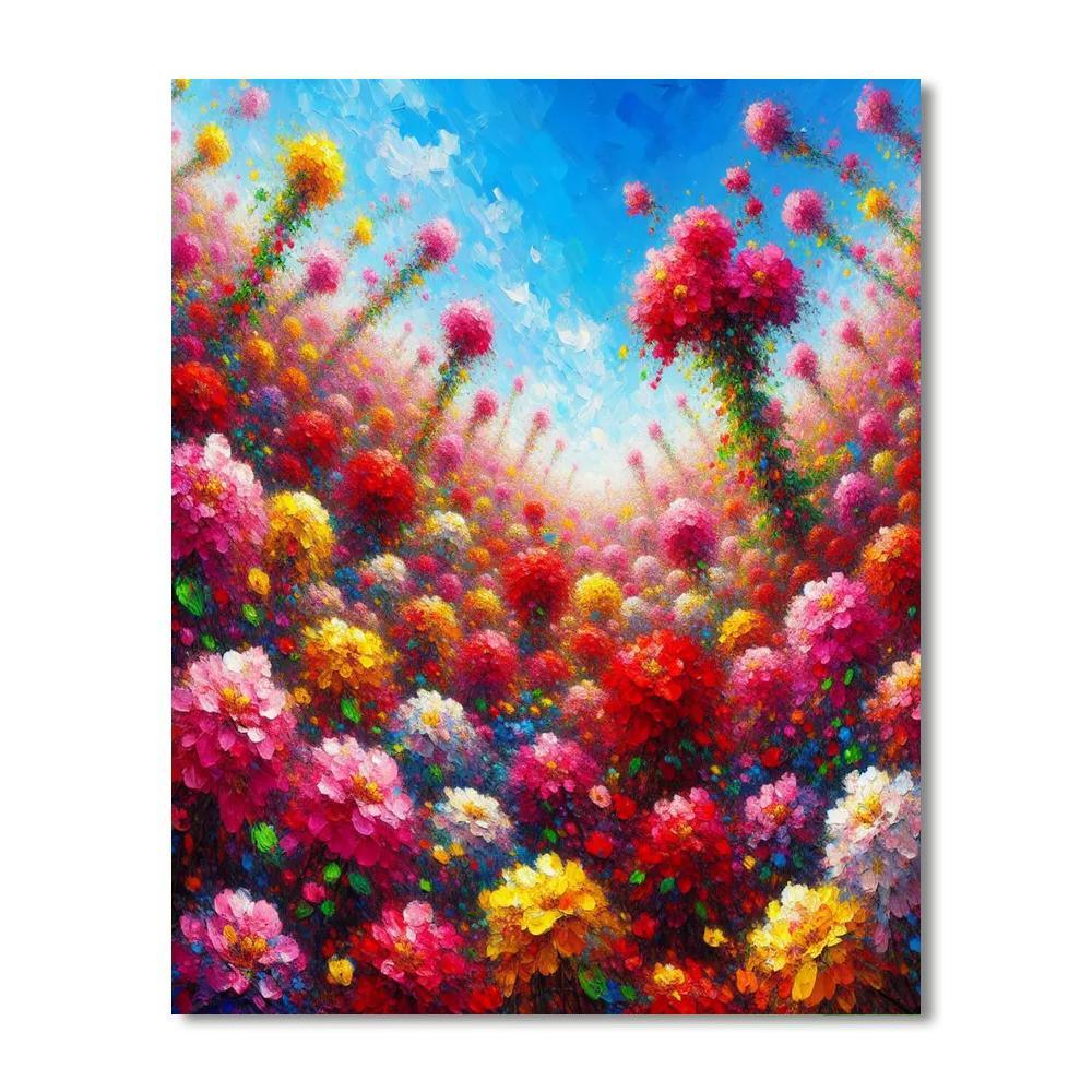 Summer Blossom Festival Paint By Numbers Art