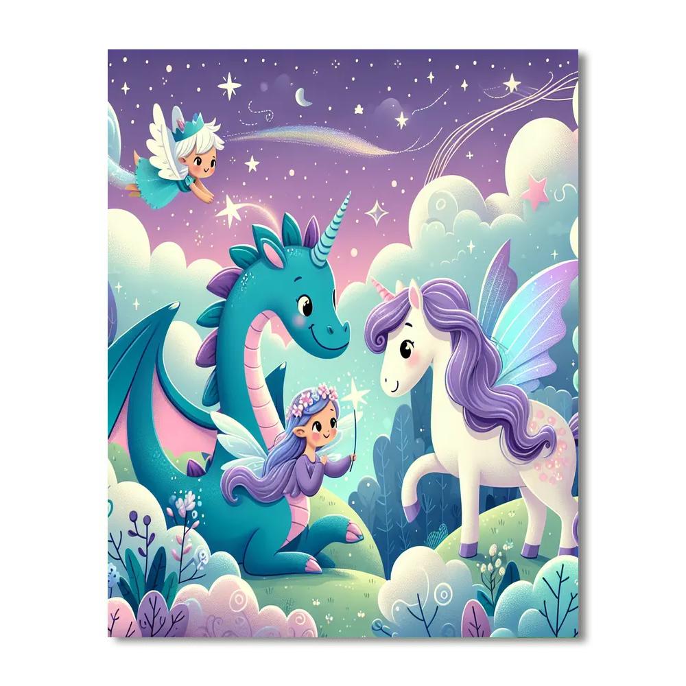Mythical Adventure Tales Paint By Numbers