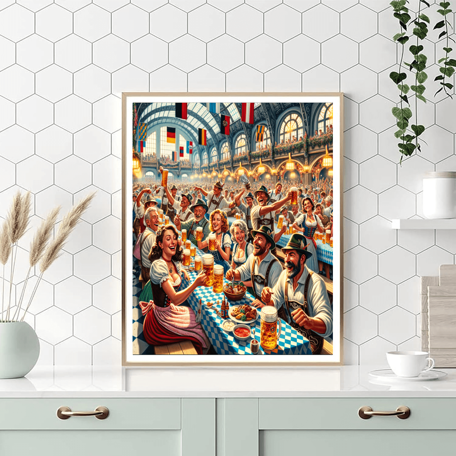 Oktoberfest - Blumenau, Brazil Number Painting