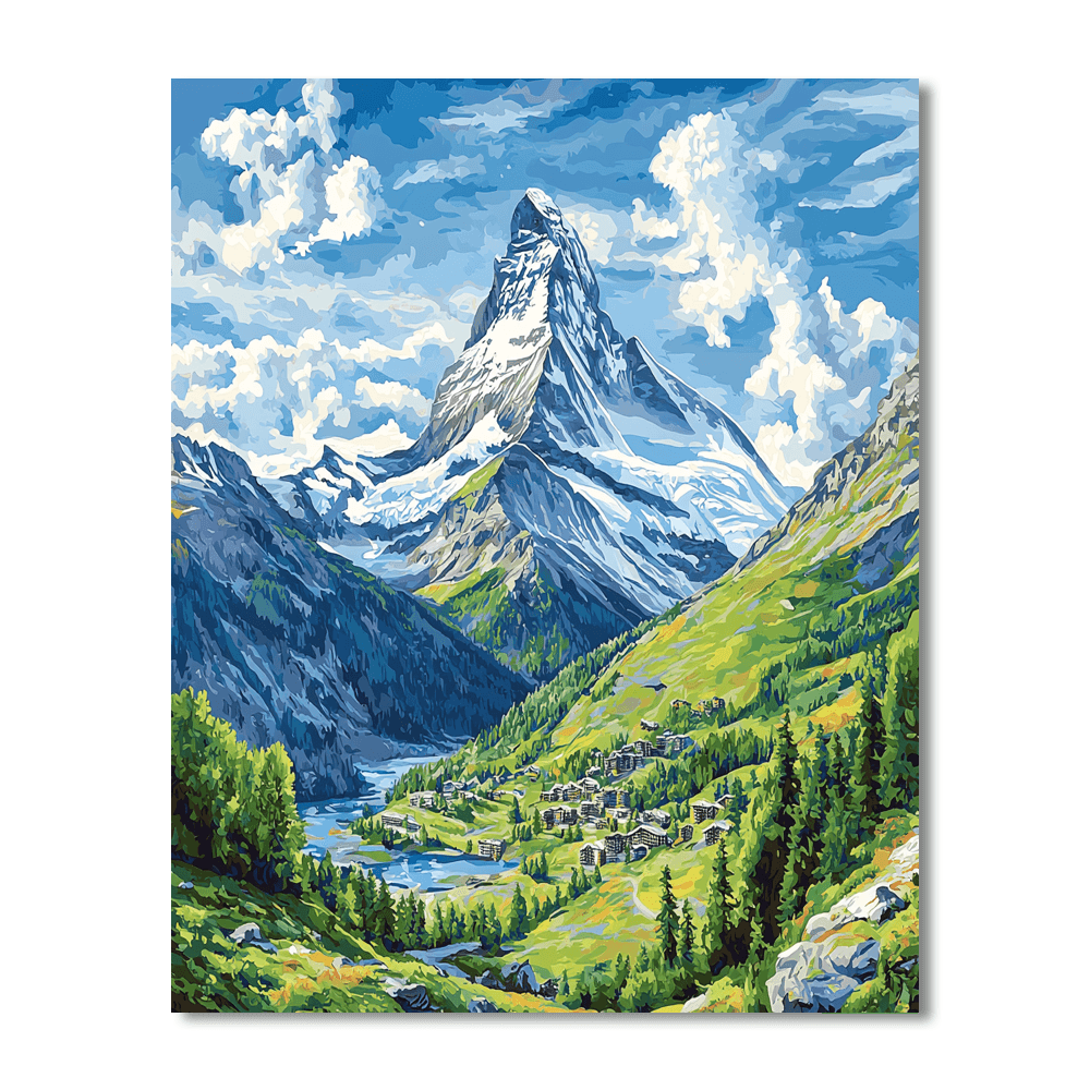 Matterhorn - Switzerland Painting By Numbers Kit