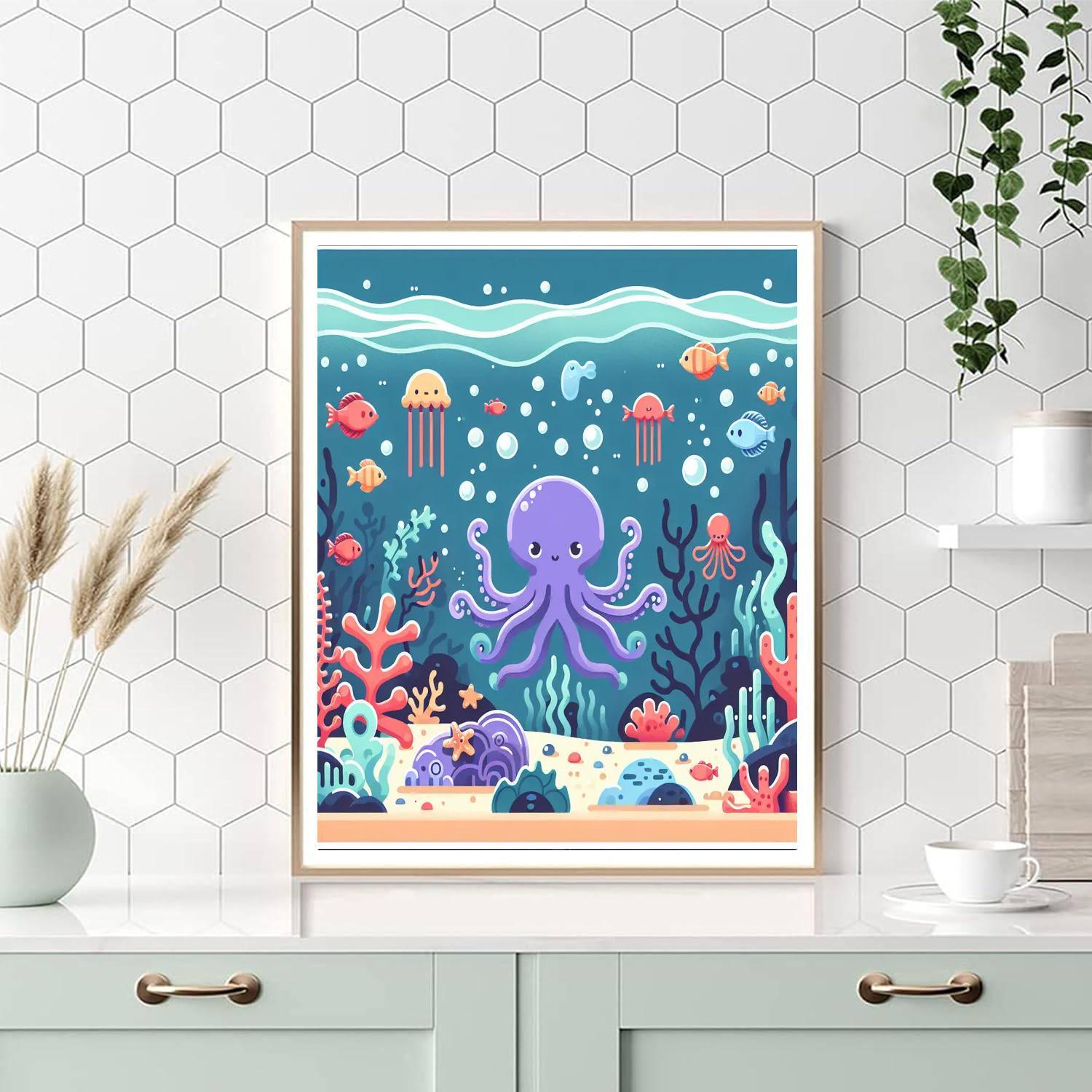 Underwater Mystery Expedition Paint By Numbers Art